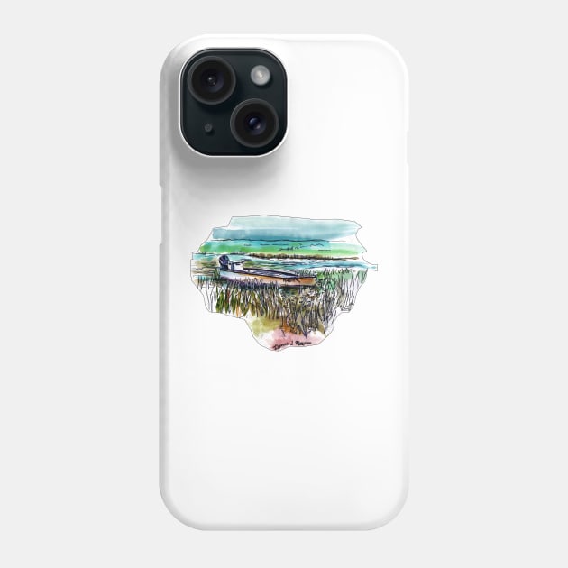 Gheenoe Love - Fish Art Phone Case by CypressMangrove