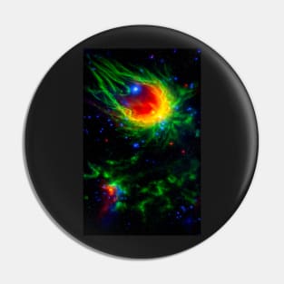 Black Light Space Painting "SB-02" Pin