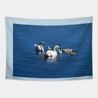 Swan Family Tapestry