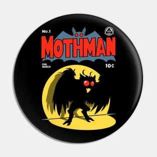 Mothman Logo Pin