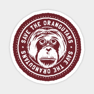 Endangered Species - Save The Orangutans Magnet