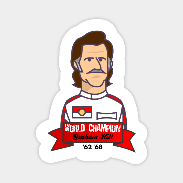 Graham HILL Magnet by Cirebox