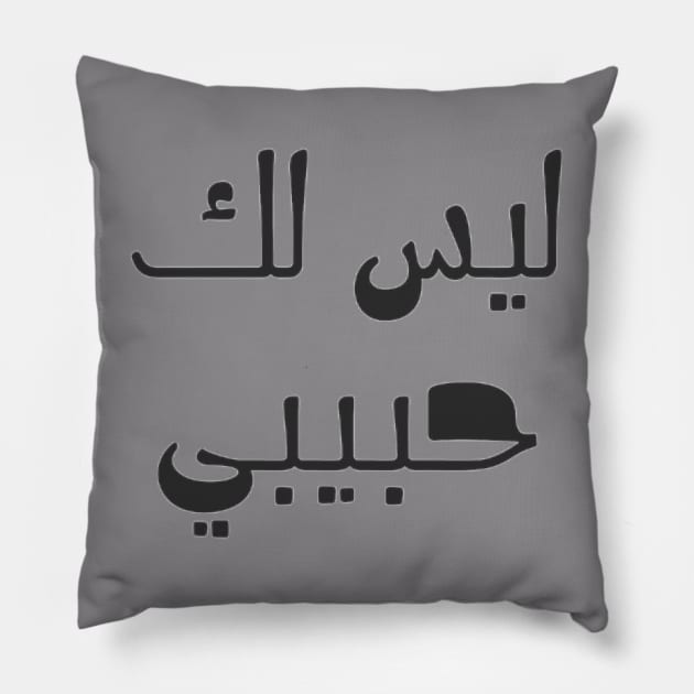 Not your (habibi) Pillow by Medotshirt