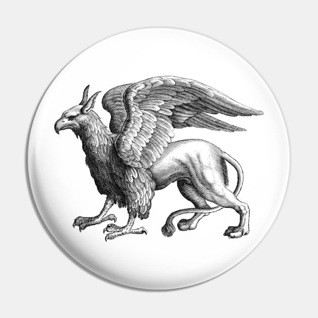 Griffin Pin by blackroserelicsshop@gmail.com