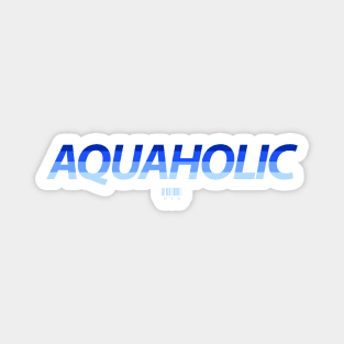 Aquaholic Bars Magnet