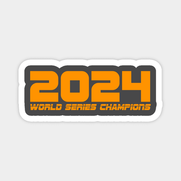 2024 World Series Champions Magnet by Birdland Sports