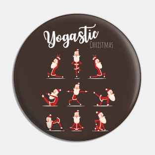 Yogastic Christmas Pin