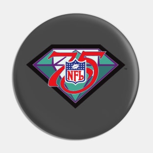 NFL 75th Anniversary Celebration Pin