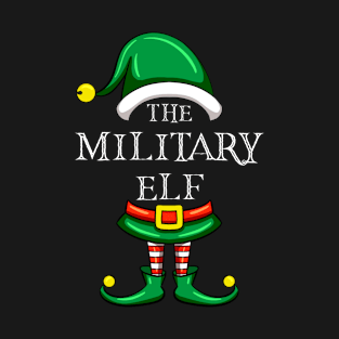 The Military Elf Matching Family Christmas Pajama T-Shirt