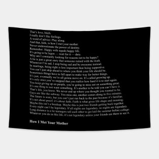 How I Met Your Mother Quotes Tapestry