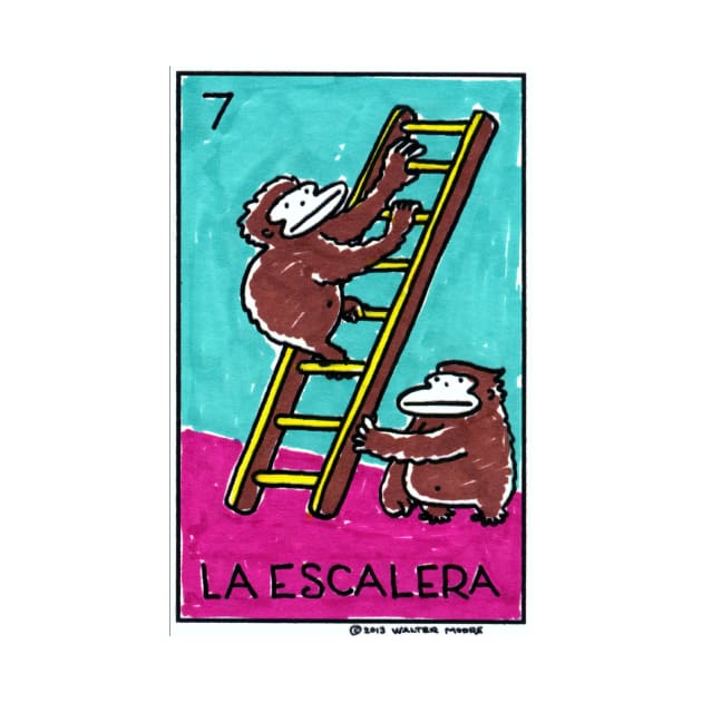 Loteria Apes #7: La Escalera by WalterMoore