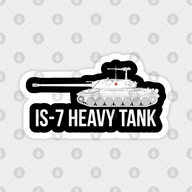 IS-7 Heavy tank Magnet by FAawRay