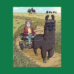 llamas around the fields T-Shirt