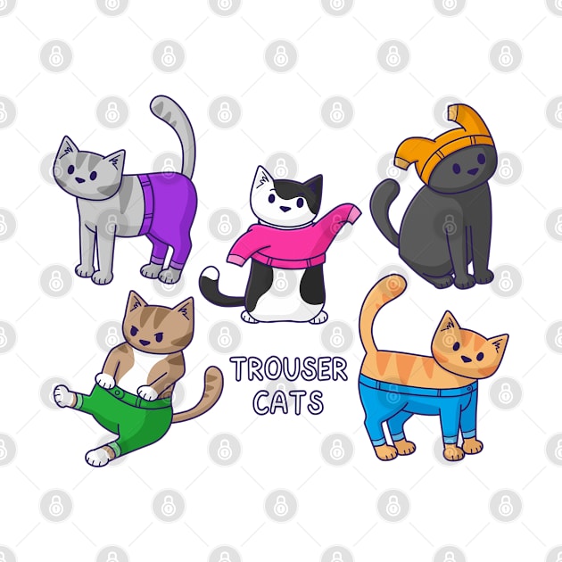 Trouser Cats by Doodlecats 