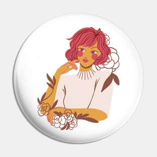 Flower Girl 2 Fall Pin