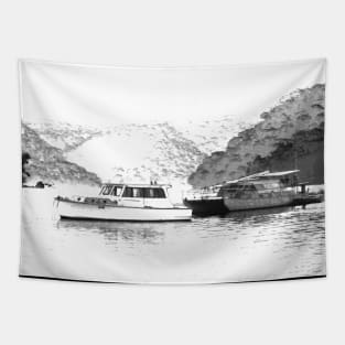 Boats on the Water! Tapestry