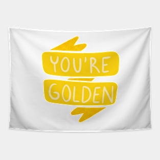 You're Golden Ribbon Tapestry