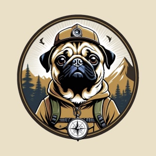 Pug the Hiker T-Shirt