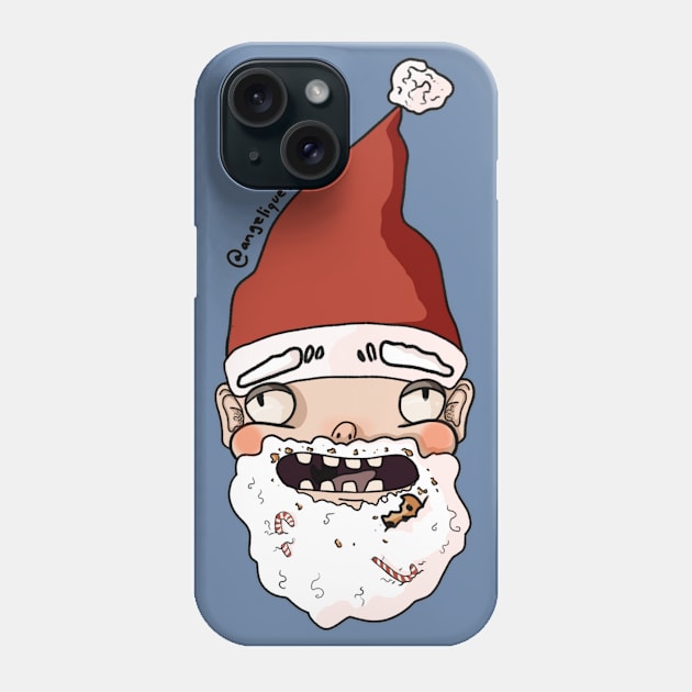 Odd Ball Santa Phone Case by AngeliqueMonique