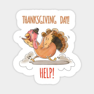 Help- Thanksgiving Day Magnet