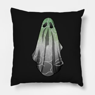 Aromantic Pride Flowery Ghost Pillow