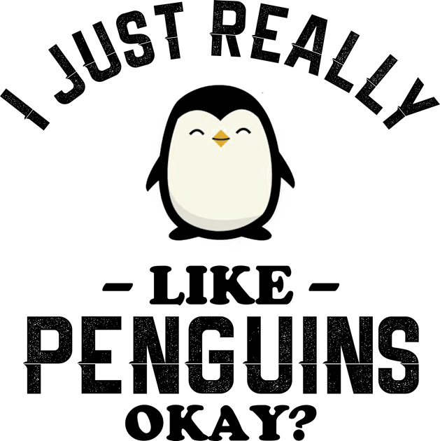 I Just Really Like Penguins Kids T-Shirt by NotoriousMedia