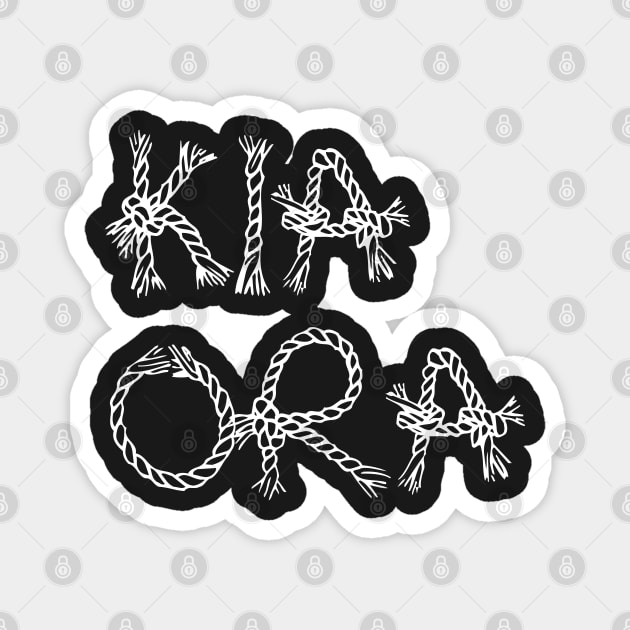 Aotearoa Kia Ora Magnet by FaelynArt