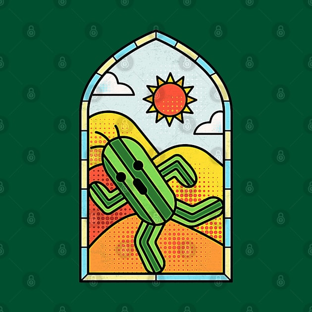 Stained Glass Cactuar by logozaste