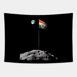 Indian Moon Landing | Patriotic | India National Pride Tapestry