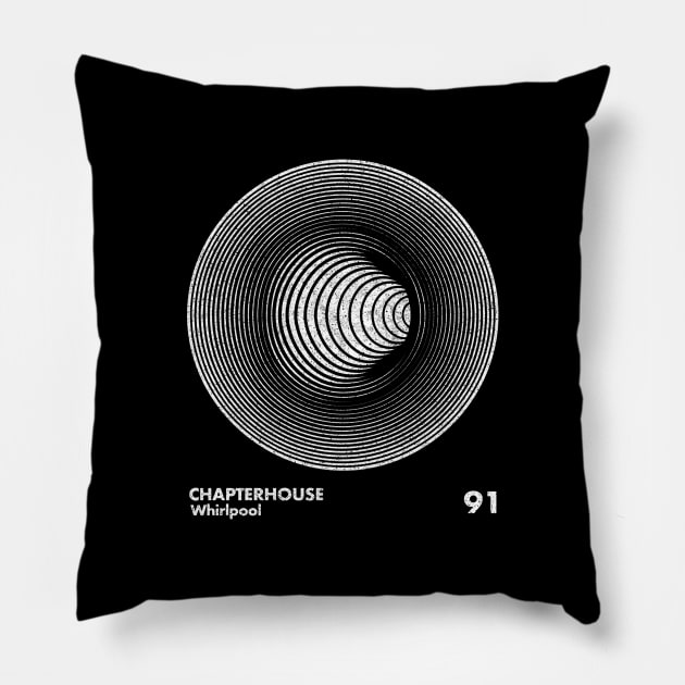 Chapterhouse / Whirlpool / Minimal Graphic Design Tribute Pillow by saudade