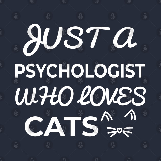 psychologist cat lover by Elhisodesigns