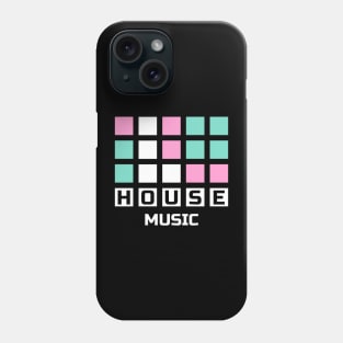 HOUSE MUSIC  - Grid Phone Case