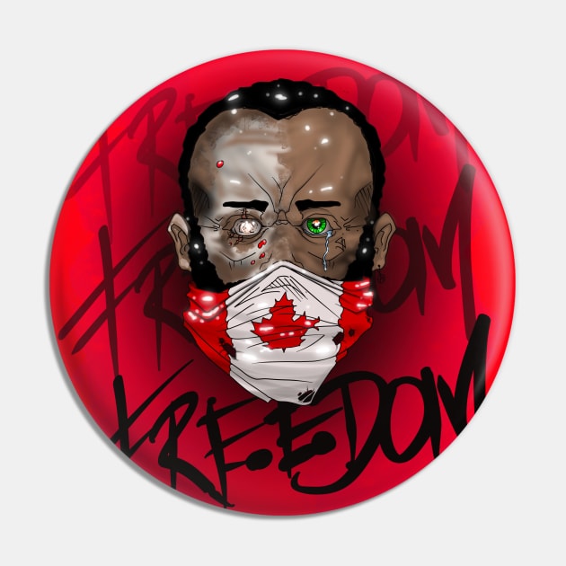 Canadian Freedom fighter Pin by Magdrop