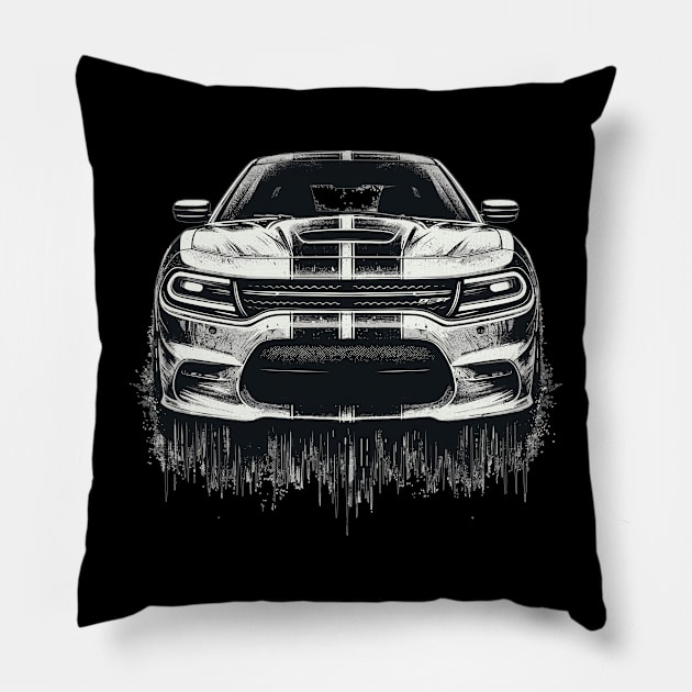 Dodge Charger Pillow by Vehicles-Art