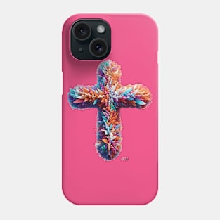 Cross of Angels and Faith by focusln Phone Case