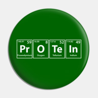 Protein Elements Spelling Pin