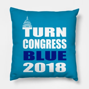 Turn Congress Blue 2018 Pillow