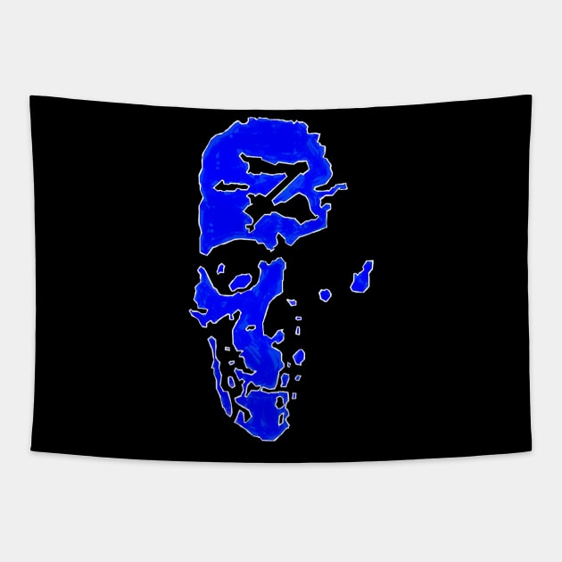 Z Skull Blue! Tapestry by SoWhat