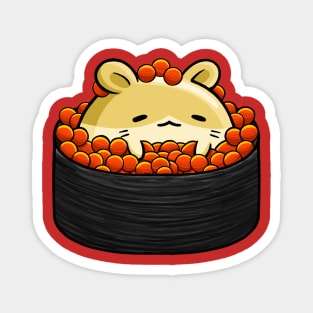 Cute Hamster Sushi Costume Magnet