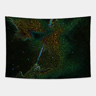 Black Panther Art - Glowing Edges 213 Tapestry