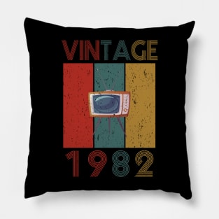 Vintage Since 1982 Pillow