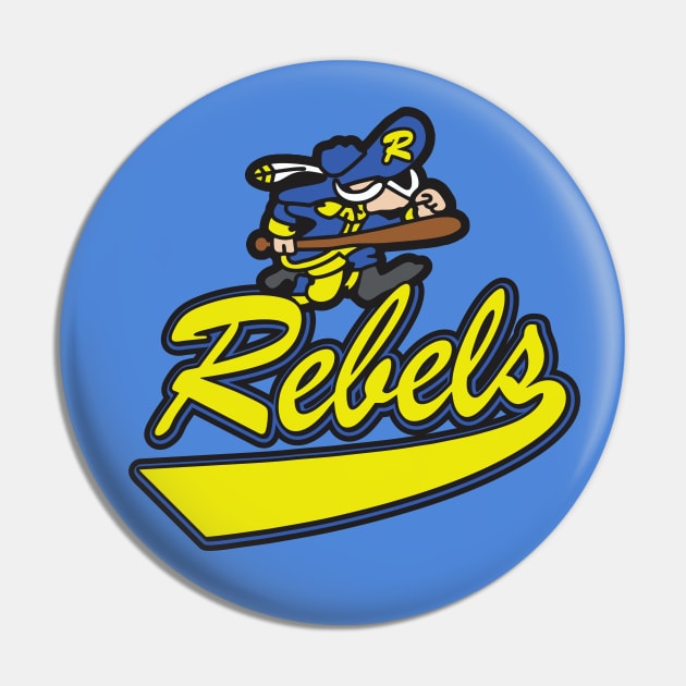 Rebels Sports Logo Pin by DavesTees