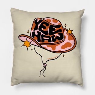 Yeehaw Cowboy Hat Pillow