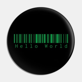 Hello world programming Pin