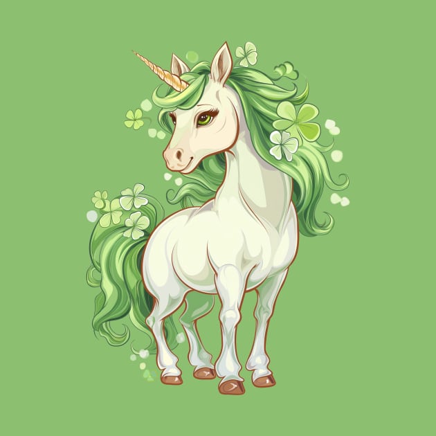 Unicorn St. Patricks Day by Wintrly