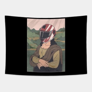 Biker Lisa Tapestry