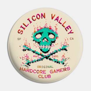 silicon valley gamers club Pin