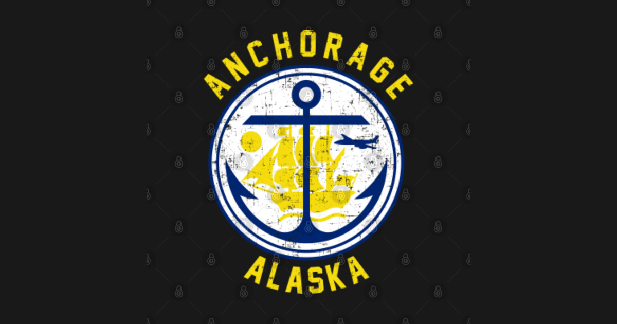seal of anchorage alaska flag symbol logo emblem decal
