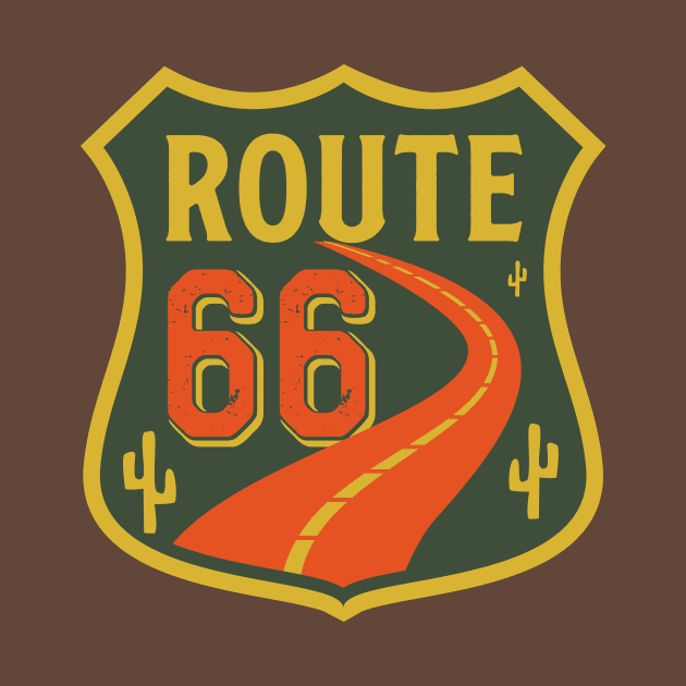 Route 66 | Vintage Design by waltzart