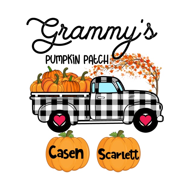 Grammy's Pumpkin Patch Truck Art, Happy Halloween Shirt, Fall Shirt, Grandma Birthday Gift, Personalized by briscoelavinia6674